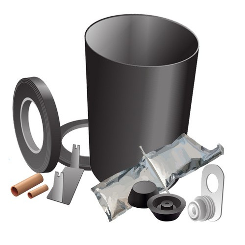 Комплект изоляции стыков в полиэтиленовой оболочке КЗС(т) 133х250х500 мм ГОСТ 30732-2020