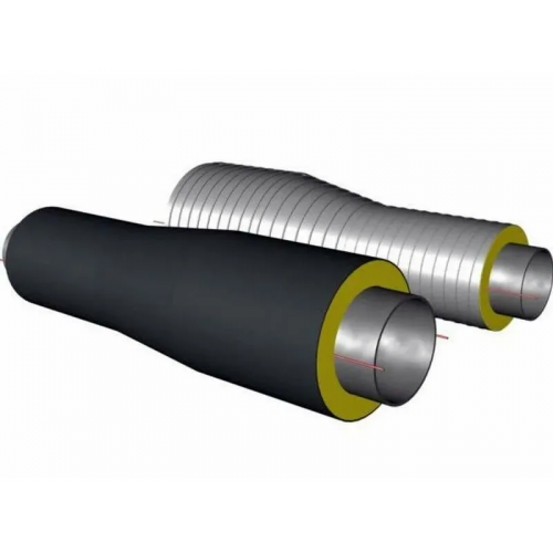 Переход стальной ППУ ОЦ тип 2 Ст20 57х3,5х38х3х1500 мм ГОСТ 8732-78