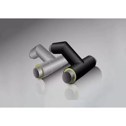 Тройниковое ответвление стальное ППУ ОЦ с МЗИ тип 2 09Г2С 45х3,5х32х3х1200х730 мм ГОСТ 8732-78