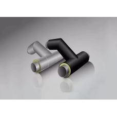 Тройниковое ответвление стальное ППУ ПЭ тип 1 09Г2С 45х3,5х32х3х1200х730 мм ГОСТ 8732-78