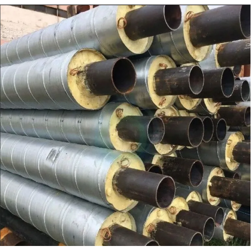 Труба в ППУ изоляции стальная оцинкованная с МЗИ тип 2 Ст20 89х4х180х0,6х44,9 мм ГОСТ 10704-91